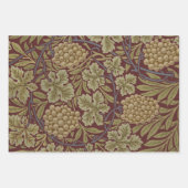 William Morris Medway Blue Floral Inpakpapier Vel (Voorkant 3)