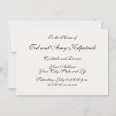 William Morris Medway Blue Floral Kaart (Achterkant)