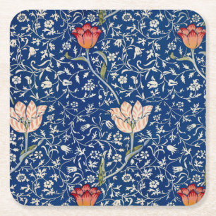 William Morris Medway Blue Floral Kartonnen Onderzetters