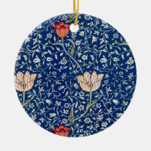 William Morris Medway Blue Floral Keramisch Ornament