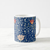 William Morris Medway Blue Floral Koffiemok (Voorkant rechts)