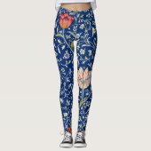William Morris Medway Blue Floral Leggings (Voorkant)