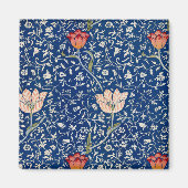 William Morris Medway Blue Floral Magneet (Voorkant)