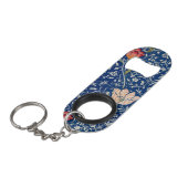 William Morris Medway Blue Floral Mini Flessenopener (Voorkant Gekanteld)