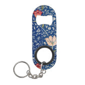 William Morris Medway Blue Floral Mini Flessenopener (Voorkant)