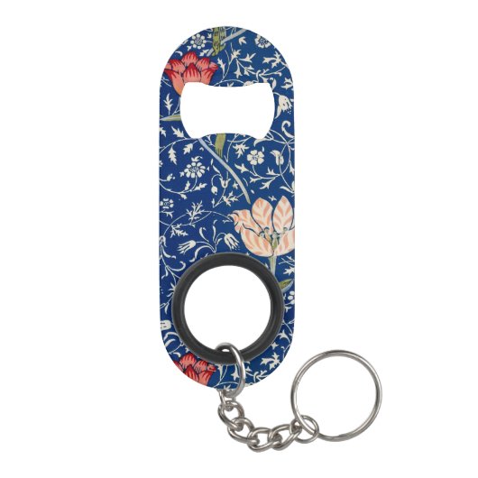 William Morris Medway Blue Floral Mini Flessenopener (Achterkant)