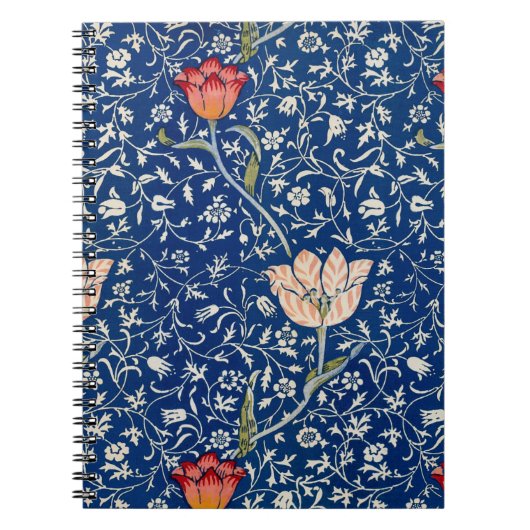 William Morris Medway Blue Floral Notitieboek (Voorkant)