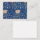 William Morris Medway Blue Floral Notitiekaartje (Voorkant / Achterkant)