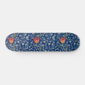 William Morris Medway Blue Floral Persoonlijk Skateboard (Horizontaal)