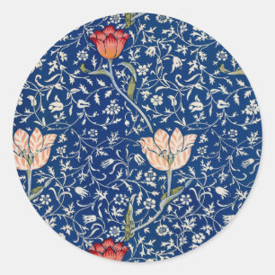 William Morris Medway Blue Floral Ronde Sticker