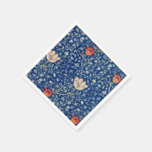 William Morris Medway Blue Floral Servet (Hoek)