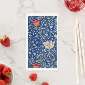 William Morris Medway Blue Floral Servet (Insitu)