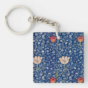 William Morris Medway Blue Floral Sleutelhanger