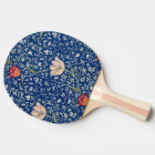 William Morris Medway Blue Floral Tafeltennisbatje (Zijkant)
