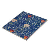 William Morris Medway Blue Floral Tegeltje (Zijkant)