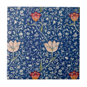 William Morris Medway Blue Floral Tegeltje