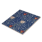 William Morris Medway Blue Floral Tegeltje (Zijkant)