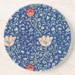 William Morris Medway Blue Floral Zandsteen Onderzetter