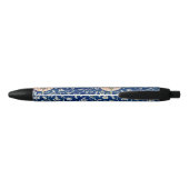 William Morris Medway Blue Floral Zwarte Inkt Pen (Achterkant)