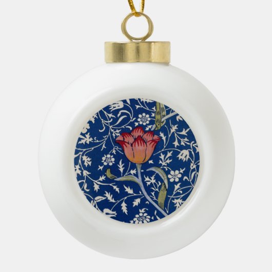 William Morris Medway-patroon Keramische Bal Ornament (Voorkant)