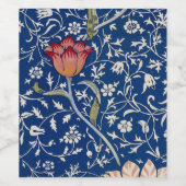 William Morris Medway-patroon Wijn Etiket (Enkel label)