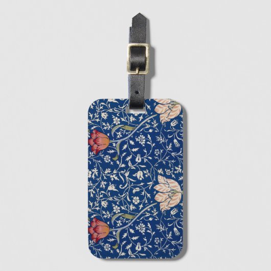 William Morris Medway Pattern Bagagelabel (Voorkant (verticaal))
