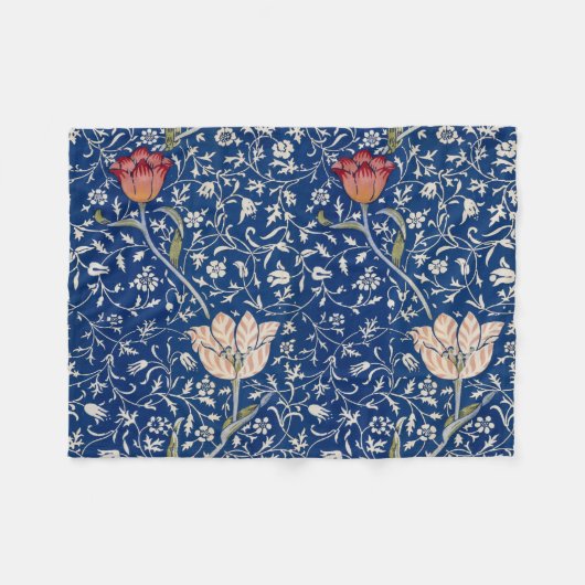 William Morris Medway Pattern Fleece Deken (Voorkant (Horizontaal))