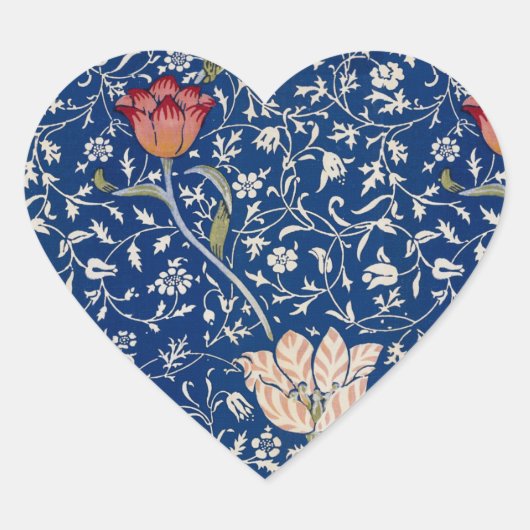 William Morris Medway Pattern Hart Sticker (Voorkant)