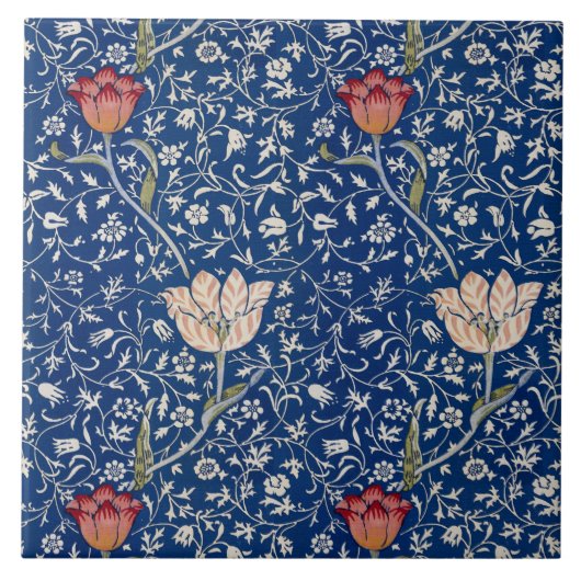 William Morris Medway Pattern Tegeltje (Voorkant)