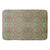 William Morris Michaelmas Daisy Flowers Pink Green Badmat (Voorkant)