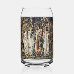 William Morris Middeleeuwse Ridders Tapijtontwerp Blikvorm Glas