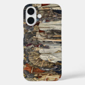 William Morris Middeleeuwse Ridders Tapijtontwerp Case-Mate iPhone Case (Achterkant)