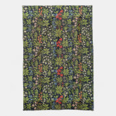 William Morris Millefluers bloemmotief Theedoek (Verticaal)