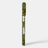 William Morris Monogram Letter B Bloemrijk Rood Gr Case-Mate iPhone Case (Achterkant / Rechts)