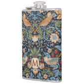 William Morris Monogram Strawberry Thief  Heupfles (Links)
