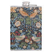 William Morris Monogram Strawberry Thief  Heupfles (Achterkant)