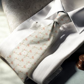 William Morris Monogrammed Garden Tulip Floral Stropdas