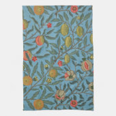 William Morris Mooi Bladerwerk Kleurrijke Vruchten Theedoek (Verticaal)