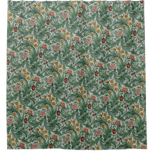 William Morris Mooi Bloemen Patroon Douchegordijn
