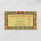 William Morris Mooi Wandle Design Visitekaartje (Achterkant)