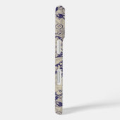 William Morris Muurbloem Patroon Antiek Blauw Case-Mate iPhone Case (Achterkant / Rechts)