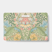 William Morris Myrtle Bloem Bloemen Botanisch Badge (Achterkant)