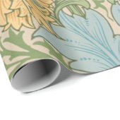 William Morris Myrtle Bloem Bloemen Botanisch Cadeaupapier (Rol Hoek)