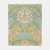 William Morris Myrtle Bloem Bloemen Botanisch Fleece Deken (Voorkant)