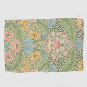William Morris Myrtle Bloem Bloemen Botanisch Golfhanddoek (Horizontaal)