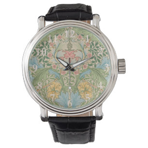 William Morris Myrtle Bloem Bloemen Botanisch Horloge