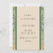 William Morris Myrtle Bloem Bloemen Botanisch Kaart (Achterkant)