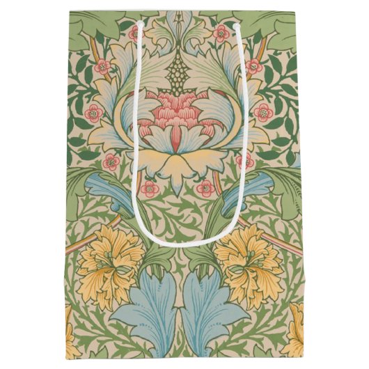 William Morris Myrtle Bloem Bloemen Botanisch Medium Cadeauzakje (Achterkant)
