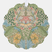 William Morris Myrtle Bloem Bloemen Botanisch Ornament Kaart (Achterkant)