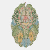 William Morris Myrtle Bloem Bloemen Botanisch Ornament Kaart (Rechts)